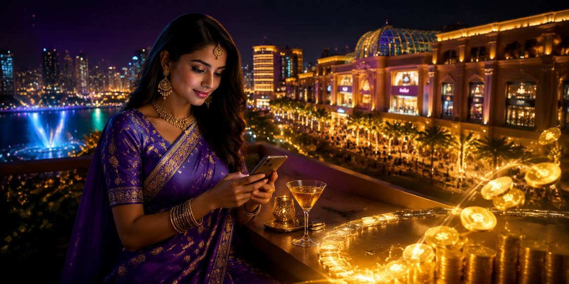 VIP member using mobile casino app in Delhi