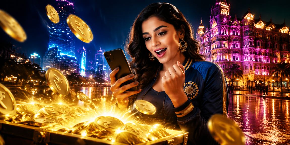 Mumbai cricket betting scene with Indian rupee notes
